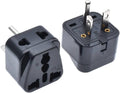 Universal Multi-Socket to US 3-Prong Grounded Travel Power Plug Adapter (Type B)