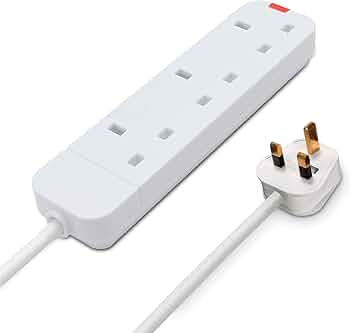 X-STONE YS-65203-3 3-Gang Power Socket Extension Strip with 3-Meter Cable