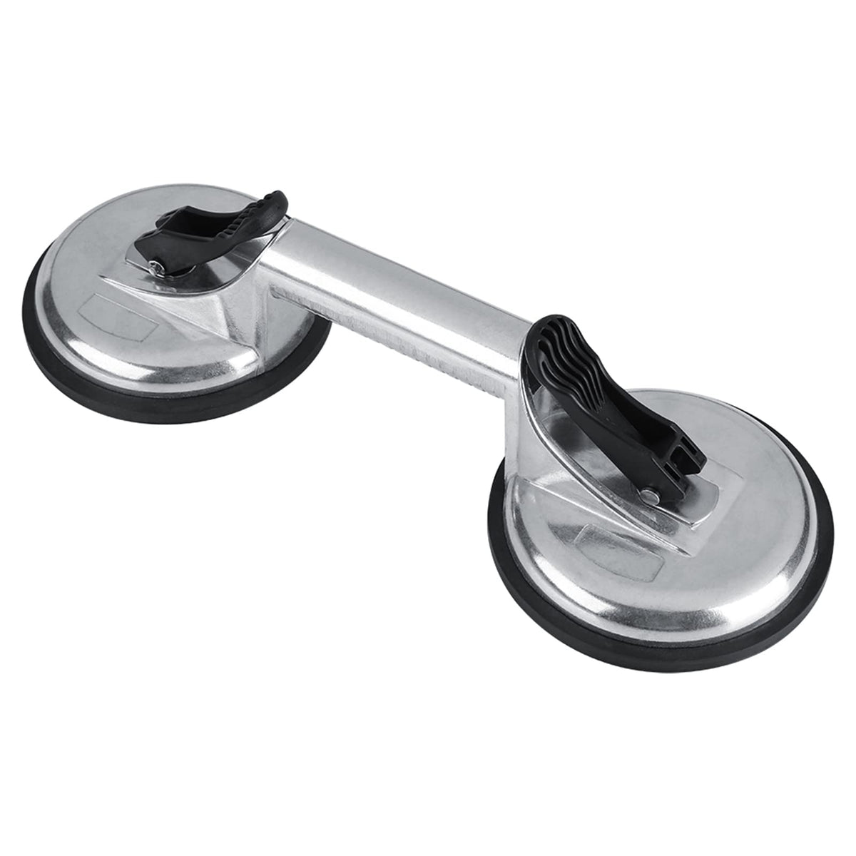 DeWesser Professional Dual Suction Cup Glass & Tile Lifter (100 KGS Capacity) - Heavy-Duty Double Vacuum Suction Handle for Glass, Marble & Sheet Metal (Model 31-0891)