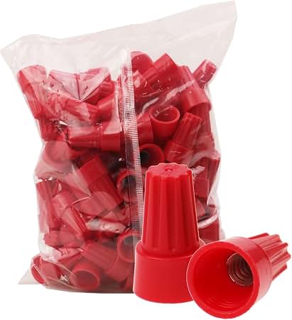Giffex Screw-On Twist Wire Connector Nuts 100-Pack (Available in SP3, SP4, & SP6 Sizes)