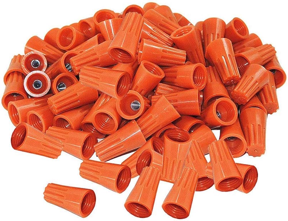 Giffex Screw-On Twist Wire Connector Nuts 100-Pack (Available in SP3, SP4, & SP6 Sizes)