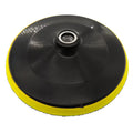 STONEC 115mm (4.5 Inch) Hook & Loop Velcro Backing Pad with M14 Thread & Adapter - Flexible Sanding & Polishing Disc Holder for Angle Grinders & Drills