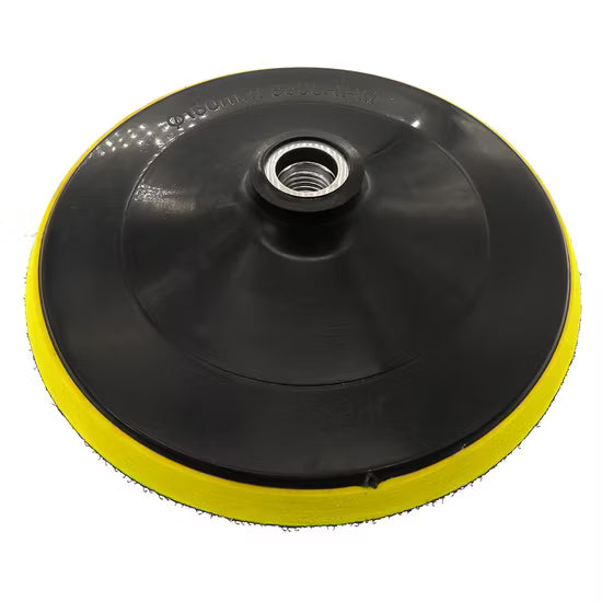 STONEC 115mm (4.5 Inch) Hook & Loop Velcro Backing Pad with M14 Thread & Adapter - Flexible Sanding & Polishing Disc Holder for Angle Grinders & Drills