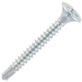 Zinc-Plated Bugle Head Self-Drilling Screws – PH2 Phillips Drive Gypsum & Sheet Metal Tek Screws (Multi-Size Selection)