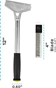 FLEX Glass & Surface Scraper with Replaceable Razor Blade for Paint, Sticker & Residue Removal