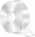 Ivy Grip Tape Double-Sided Heavy Duty Nano Gel Adhesive Tape - Reusable, Removable, Washable (3cm x 3m x 2mm, 1 Roll)