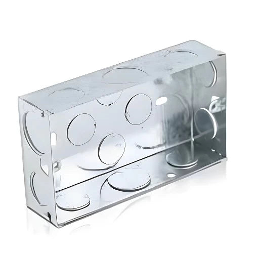 Cat. 3635 British Standard Galvanized Steel Conduit Box (Available in 7" x 7" and 7" x 14" Sizes)
