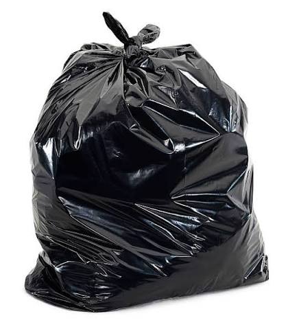 Heavy-Duty Black Plastic Garbage Bags (Complete Sizing Range: 10 to 120 Gallon)