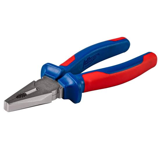 DeWesser 8" (200mm) Heavy-Duty Combination Pliers with Ergonomic Insulated Handles
