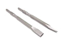 actv 17mm Hex Shank Demolition Hammer Chisels - Bull Point (17x350mm) & Flat Chisel (17x300mm) for Concrete & Masonry Breakers