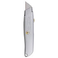 STANLEY CLASSIC 99 Retractable Utility Knife (10-099) - Heavy-Duty Die-Cast Zinc Body with 3 Blades Included