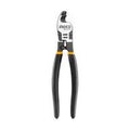 BISSO Professional High-Precision Heavy-Duty Cable Shear & Wire Cutter - Nickel-Iron Plated Jaws with Ergonomic Soft-Grip Handles