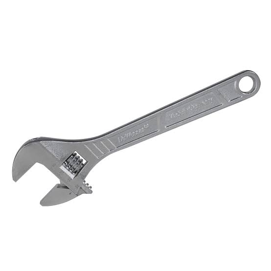 DeWesser Heavy-Duty Chrome Adjustable Shifting Wrench with Laser-Etched Scale