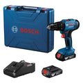 Bosch Professional GSB 183-LI 18V Cordless Impact Drill Driver Kit with 2 x 2.0Ah Li-Ion Batteries, Charger & Carrying Case