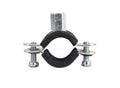 Rubber Lined Pipe Hanger Clamps (Zinc Plated)