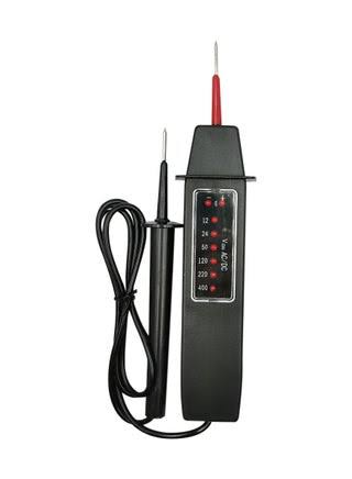 AC/DC Voltage Tester Pen & Probe Meter (6V to 380V) - Multi-Level LED Display Voltage Detector for Electrical Testing