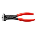 Heavy-Duty End Cutting Pliers & Carpenter Nippers - Forged Carbon Steel End Cutters for Pulling Nails, Cutting Wire, and Binding Rebar with Non-Slip Vinyl Handles