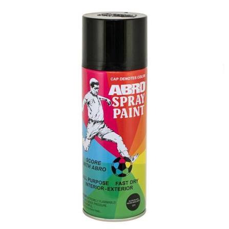 ABRO All-Purpose Fast-Drying Aerosol Spray Paint – High-Gloss & Matte Multi-Surface Interior/Exterior Paint Can 400ml (Multi-Color Selection)