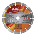 DeWesser Segmented Diamond Cutting Disc for Concrete & Masonry Angle Grinders (115mm, 180mm, 230mm)