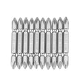 ENZO S2 Alloy Steel Double-Ended PH2 Magnetic Screwdriver Bits Set - 1/4" Hex Shank Power Driver Bits (75mm & 150mm Lengths, 10-Pack)