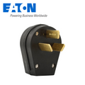 Eaton Arrow Hart S80 Heavy-Duty Universal Angle Plug 30A/50A 125V/250V 3-Pole 3-Wire Non-Grounding