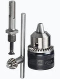 FLEX 3-Piece 13mm (1/2 Inch) Heavy-Duty Keyed Drill Chuck Kit with SDS-Plus Adapter Shank & Chuck Key