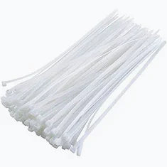 LSD Self-Locking Nylon Zip Cable Ties Range (Black & White, 100 PCS Pack)