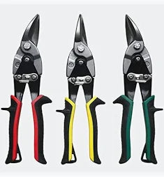 STANLEY FATMAX Compound Action Aviation Snips Set (Left Cut 14-562, Straight Cut 14-563, Right Cut 14-564)