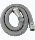 JAMS JM-75510 Flexible Corrugated Washing Machine & Dishwasher Drain Outlet Hose Pipe - High-Strength Compression Polypropylene Hose with Molded Connectors
