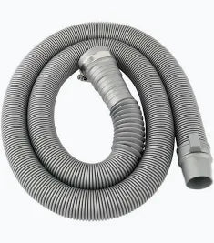 JAMS JM-75510 Flexible Corrugated Washing Machine & Dishwasher Drain Outlet Hose Pipe - High-Strength Compression Polypropylene Hose with Molded Connectors